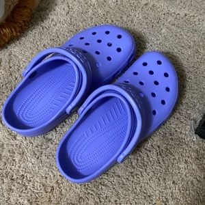 purple crocs